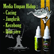 ESSEN UMPAN MEDIA HIDUP SPECIALIS IKAN LELE GALATAMA 30ML / ESSEN OPLOSAN MANCING IKAN LELE / ESSEN