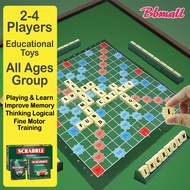 Scrabble Cross Words Games Word Forming Board Game Educational Spelling Alphabet / Permainan Papan S