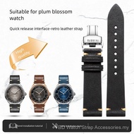 20/22mm Genuine Leather Watch Strap For Titoni Airmaster Diver Ocean Explorer Chronometer Men Retro 