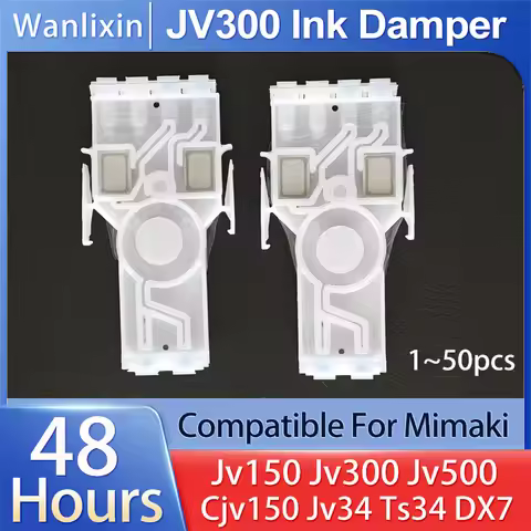 1pcs~50pcs JV300 Ink Damper Filter Dumper for Dx6 Dx7 Printhead Mimaki JV33 Jv150 Jv300 Cjv150 Jv34 