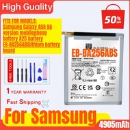 EB-BA256ABS for Samsung Galaxy A55 5G Version A25/A55/A35/A256 Mobile Phone Battery  Replacement Bat