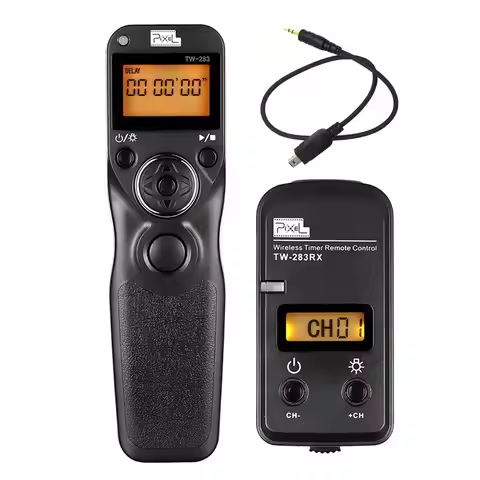 PIXEL TW-283 DC2 Wireless Timer Shutter Remote Control For Nikon Z7 Z5 Z6 II D7500 D7200 D7100 D5500