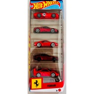 Hotwheels Giftpack 5 Pcs Children's Toy Car || Ferrari || F1 || Nissan Nissan