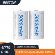 Beston 1.2V 5000mAh size D rechargeable NI-MH battery
