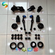 33 ITEM COMPLETE SET FOR PERODUA KANCIL 660/850-ENGINE MOUNTING/LOWER ARM/CROSSMEMBER BUSH/ABSORBER MOUNTING/COIL SPRING