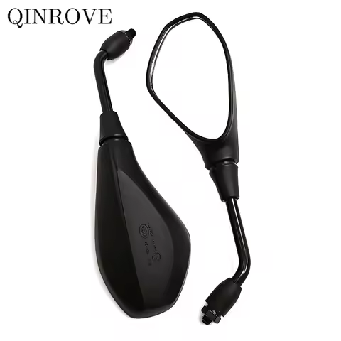 ABS 8/10MM Universal Motorcycle Rear View Mirror For Kawasaki KSR ER6N ER6F Benelli TRK 502C TNT 125