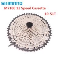 Shimano SLX M7100 Cassette 12-speed Freewheel Cogs Mountain Bike MTB 12 Speed 10-51T 10-45T Cassette Bicycle microspline