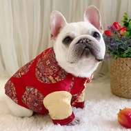 dog chinese new year clothes French Bulldog Chinese New Year Clothes New Year Clothes Tang Suit Fat 