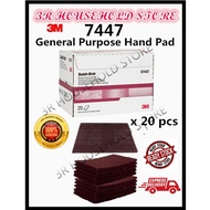 3M 7447 Scotch-Brite Hand Finishing Pads 20Pcs