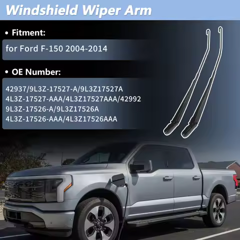 UXCELL No.9L3Z-17527-A/9L3Z-17526-A Front Windshield Wiper Arm Set for Ford F-150 04-14