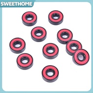SWEETHOME 10Pcs/set 608 2RS Bearing Deep Groove Steel Sealed Ball Bearings 608RS 608-2RS SWEETHOME