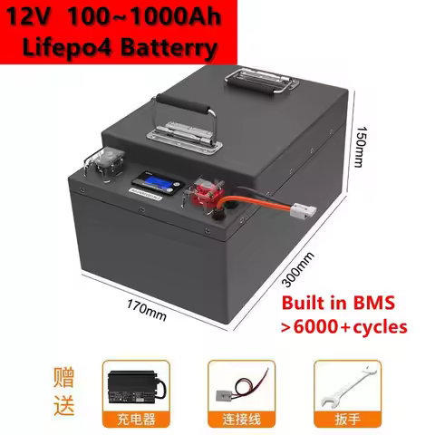 EVE 12V 100Ah Deep Cycle Battery 200Ah 300Ah 400Ah 500Ah 600Ah 800Ah 1000Ah Lifepo4 for Solar Panel 