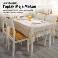 Waterproof and Oil-Resistant Dining Tablecloth 137x183cm Thick PVC Material Classic Table Mat - D41-