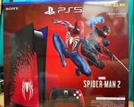 《二手極新淨》市面罕有 行版 PS5 Marvel’s Spider-man 2 主題限量版主機連手掣、彩盒