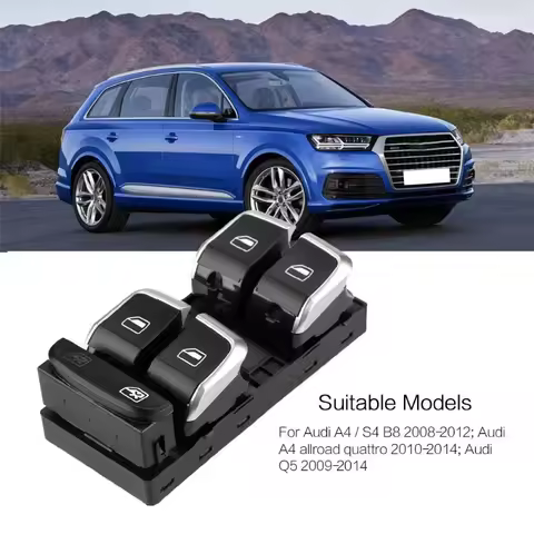 8KD959851 For Audi A4 Electric Master Power Window Control Switch Button S4 B8 Allroad Q5 A5 Auto Pa