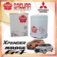 Mitsubishi Xpander Mirage G4 Hatchback Sakura OIL Filter C-1101 / C-415