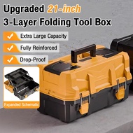 18/21 Inch 3 Layer duty Hardware Multipurpose Toolbox Super Durable Tool Box Heavy Duty Quality Plas