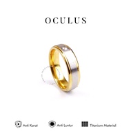 [bisa COD] Emrys OCULUS Ring Cincin Titanium Pira Wanita / Cincin Titanium Anti Luntur Cincin Couple Korea Aesthetic Premium