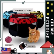 Cat Tent Rumah Kucing Cat House Portable Folding Outdoor Travel Pet Tent Dog Tent