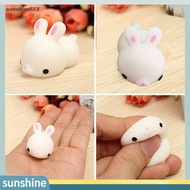  Soft Cute Rabbit Squishy Healing Squeeze Stress Reliever Kids Adult Toy Gift