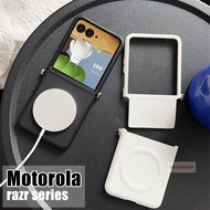 motorola razr 50 ultra ケース 背面型 ヒンジ保護カバー motorola razr 50 ケース ワイヤレス磁気充電 motorola razr 50 ultra カバー 背面