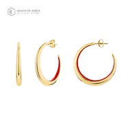 Maison de Jewels - Red Carpet Grand Designer Earrings ต่างหูเงิน ทอง ผมแดง ต่างหูห่วง ต่างหูออกงาน ต