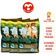 Combo 10 Gói - 4Kg Classic Pets Puppy Dành Cho Chó Con - Miki Petshop