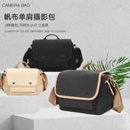 AT/🧨Crossbody Dslr Camera Bag Shoulder Bag Mirrorless Camera Bag Retro Shoulder Camera Bag Dslr Single Shoulder Portable