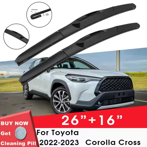 Car Wiper Blade Front Window Windshield Wiper For Toyota Corolla Cross 2022-2023 26"+16" LHD RHD Car