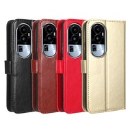 Suitable for OPPO Reno10 5G Phone Case Reno 10 Pro Plus Flip Leather Case Card Protective Case SHS