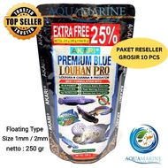 AKARI PREMIUM BLUE Louhan PRO SAVING PACKAGE Channa Fish Pellets Flowerhorn Predator Feed kamfa srd 