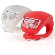 KooPower LED Bike Lights Set, 2 Pack, White &amp; Red (red is recharagable)
