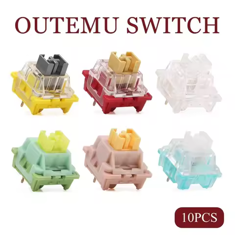 Outemu Switches Mechanical Keyboard Switch 3Pin Silent Clicky Linear Tactile Similar Holy Panda Swit