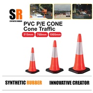 PE traffic cone PE safety cone traffic cone 750S 750D 1000S heavy duty traffic cone reflective traff