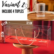 Box Hampers Kotak Mika Hantaran Toples Kue Kecil Bening Transparan Food Grade