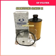 SSANGYONG STAVIC II 2.0, ACTYON II 2.0 DIESEL OIL FILTER 1#6711803009