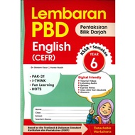 LEMBARAN PBD ENGLISH (CEFR) YEAR 6 KSSR SEMAKAN