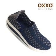 OXXO รองเท้าผ้าใบ ยางยืด เพื่อสุขภาพ รองเท้าผ้าใบผญ รองเท้า แฟชั่น ญ รองเท้าผ้าใบใส่ทำงาน Elastic shoes น้ำหนักเบา สูง2นิ้ว 2A7063