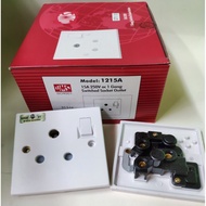 (1pc) UMS 1215A  / 1Gang 15A Switched Socket Outlet / Air Cond 15A Socket /  15A Socket