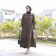 Baju Muslim Wanita Terbaru 2021 Gamis Wanita Modern Jumbo Murah