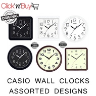 Casio Wall Clock | Casio IQ-01S | Casio IQ-02S | Casio IQ-05S | Casio IQ-151 | Casio IQ-152 | Assort