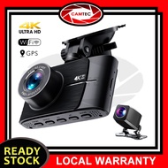 4K Dashcam Dvr WIFI Super Capacitor 3840*2160P Dash Camera GPS Tracker Recorder Night Vision 24H Par