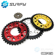 Engine Sprocket Set Gold Red Silver 428 Made in Thailand Surfy Motorcycle Racing Hero Sniper150 R150