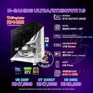 DOTATECH N-GAMING ULTRA/RTX5070Ti 7.6 - CUSTOM PC GAMING PACKAGE  CPU Option(s) + RTX 5070Ti 16GB