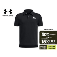 Under Armour Boys' UA Icon Polo - BLACK (001)