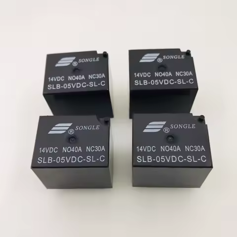 2PCS Automobile Relay SLB-12V 05V 36V 48V 24VDC-SL-A -C 6PIN 7PIN 40A