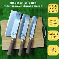 Bộ 3 dao nhà bếp A124 được rèn từ thép 420J2 của Nhật không gỉ