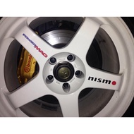 Nismo LMGT4 Forged Mag Wheels Sticker Japan Design LMGT4 LMGT3