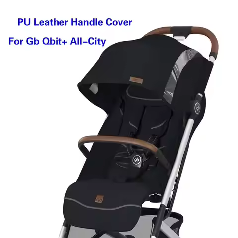 Stroller Handle Cover Fit For GB Qbit + All City Stroller Bar Sleeve Case Leather Armrest Protect Co