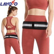 LAYOTO Sacroiliac SI Joint Hip Belt Hip Braces for Hip Pain Pelvic Support Belt Trochanter Belt